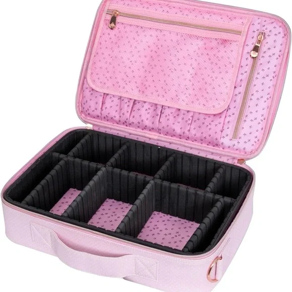 Impressions Vanity Pink Minnie Mouse Cosmetic Carrying Bag/Case - Picture 5 of 7